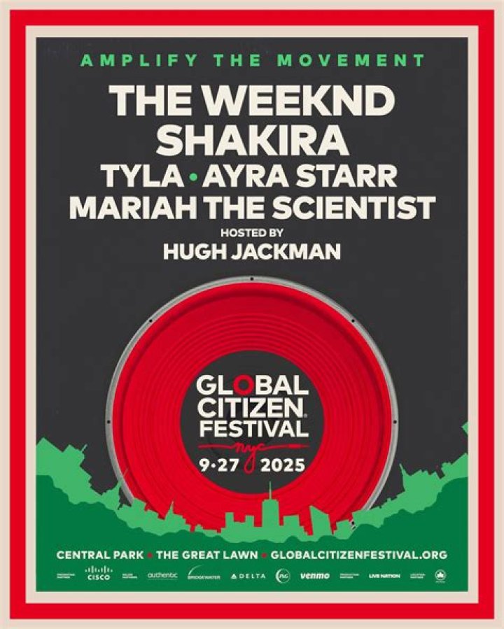 2018 Global Citizen Festival Lineup Announced