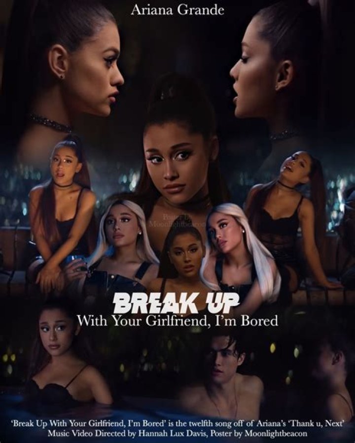 Ariana Grande's "break up with your girlfriend, i'm bored" reaches No. 1 on U.S iTunes Chart
