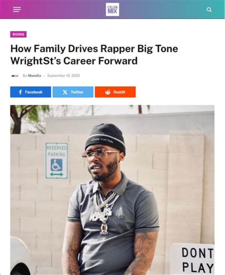 How Family Drives Rapper Big Tone WrightSt’s Career Forward