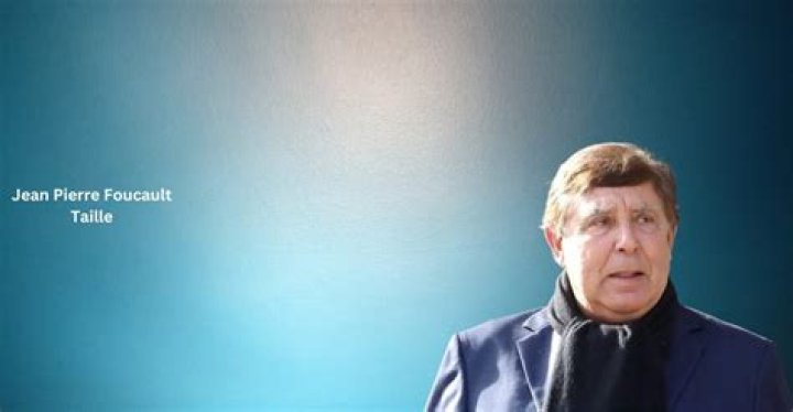 Jean Pierre Foucault Taille