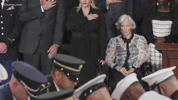 Mother Roberta McCain bids Farewell to her Son, and US Senator John McCain!