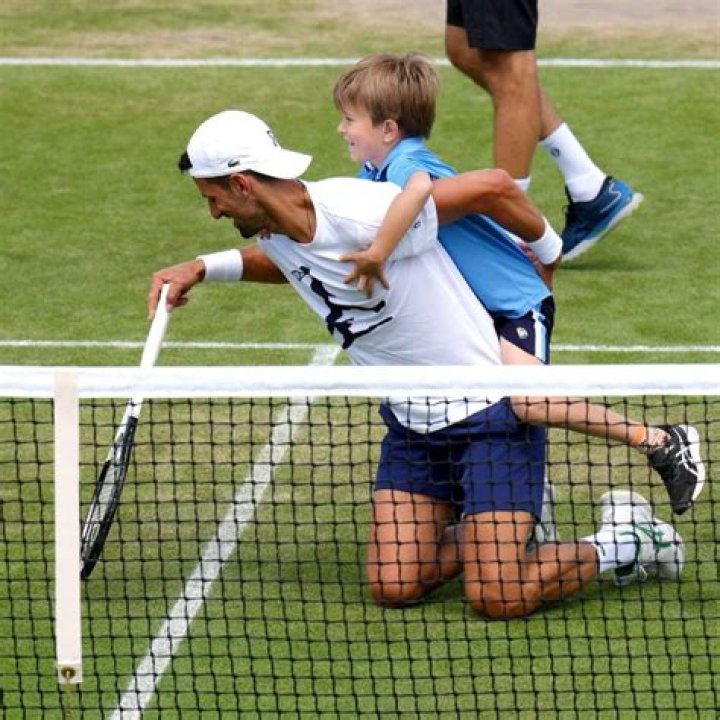 Novak Djokovic Et Son Fils