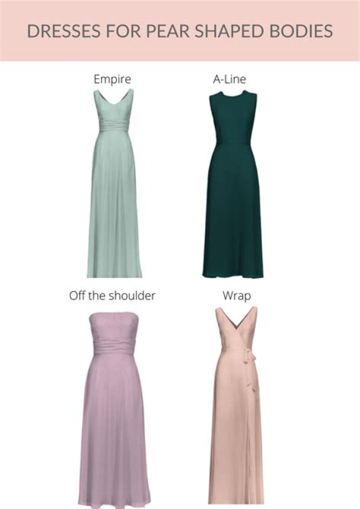 Perfect party dresses for pear shapes