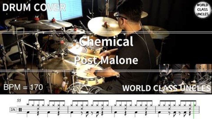 Ricky Ficarelli Drops Post Malone Drum Cover