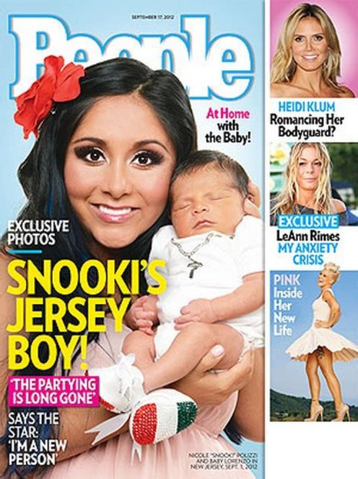 Snooki Presents Her New Son Lorenzo Dominic To The World (Photo)