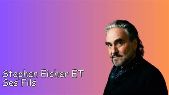 Stephan Eicher ET Ses Fils & Vie Privée