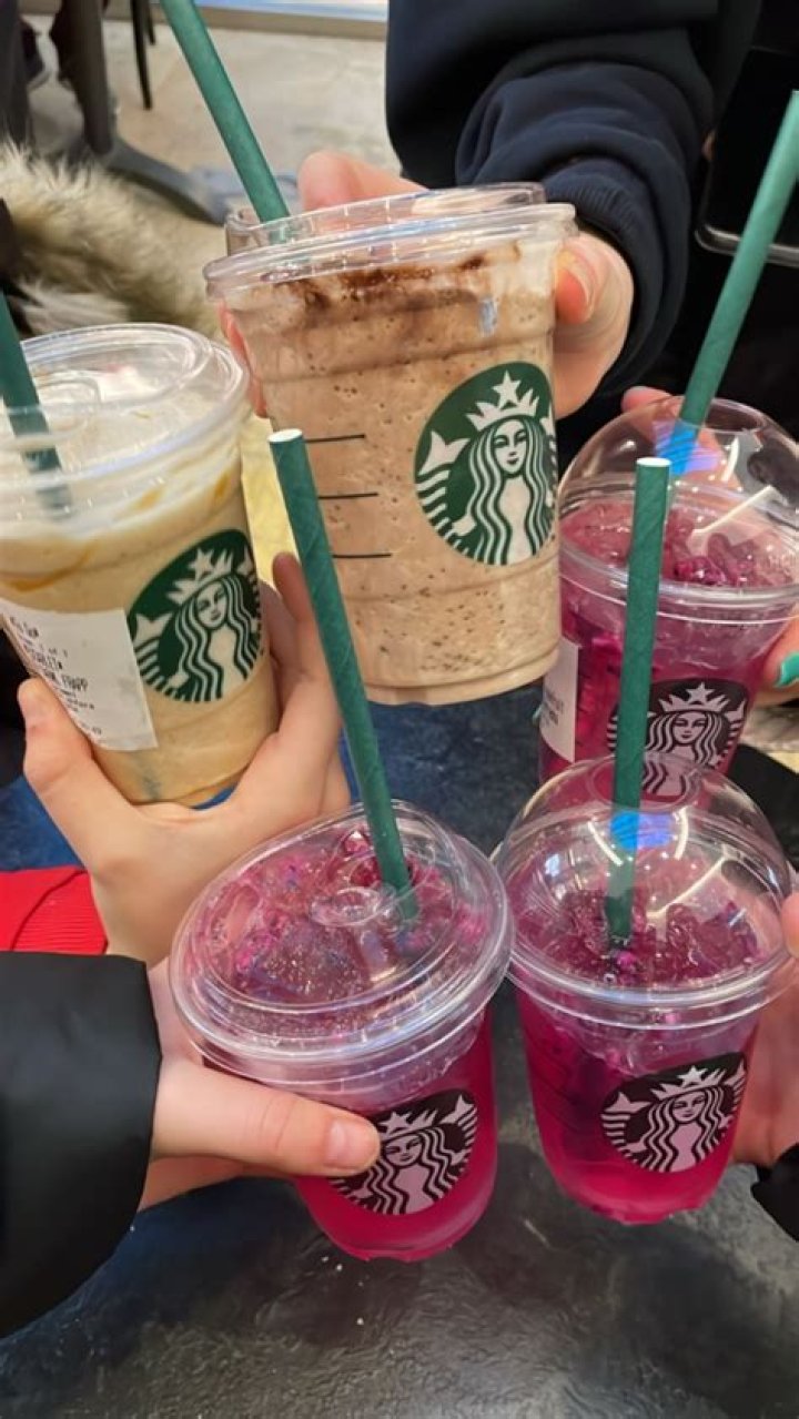 Taste the rainbow with these trendy Starbucks drinks