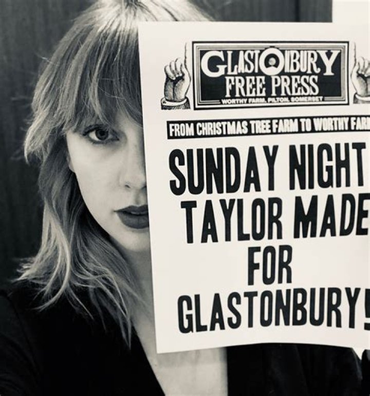 Taylor Swift to headline Sunday at Glastonbury 2020